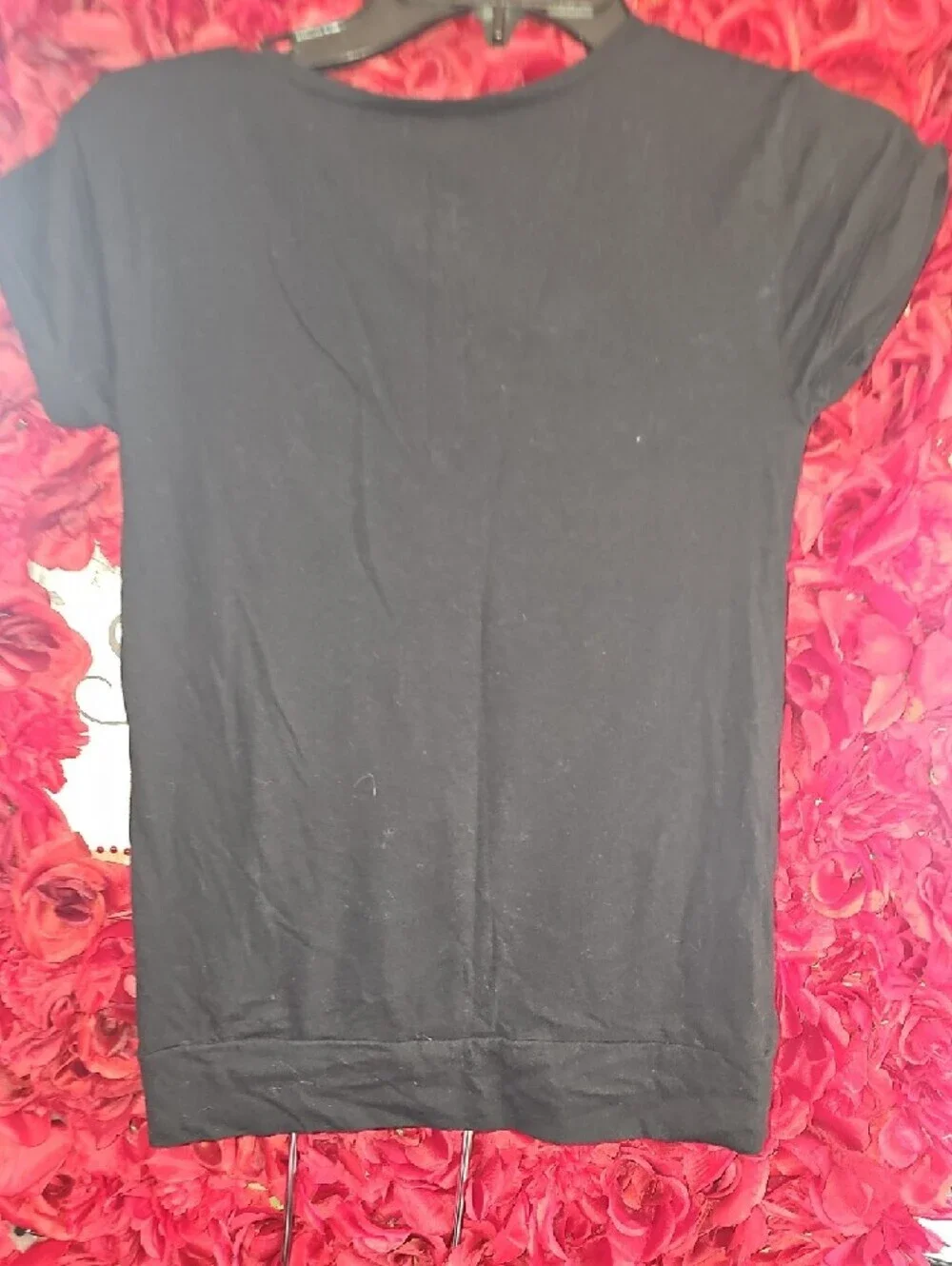 Justice GirlsBlack Tee with Iridescent Multicolor 'Epic Cool Girls Rule' Size 10